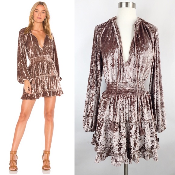 tularosa velvet dress